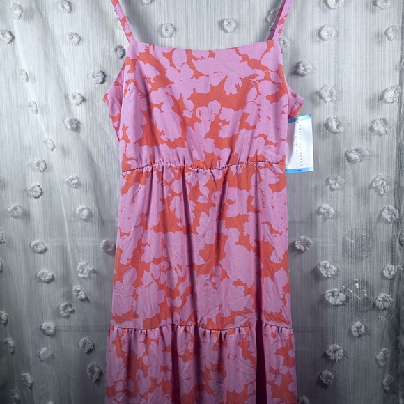 Social Standard By Sanctuary Dresses & Skirts - NWT Social Standard Floral Smocked Back Midi Dress Size Large